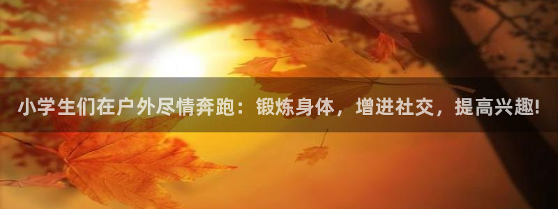 必发官网下载是干嘛的公司：小学生们在户外尽情奔跑：锻