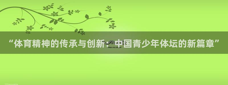 必发官网下载是干嘛的公司：“体育精神的传承与创新：中国青少年