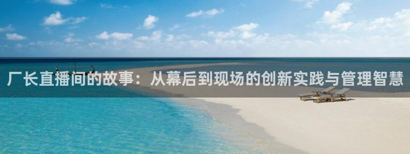 919体育直播平台在线观看：厂长直播间的故事：从幕后到现场的创新实践与管理智慧